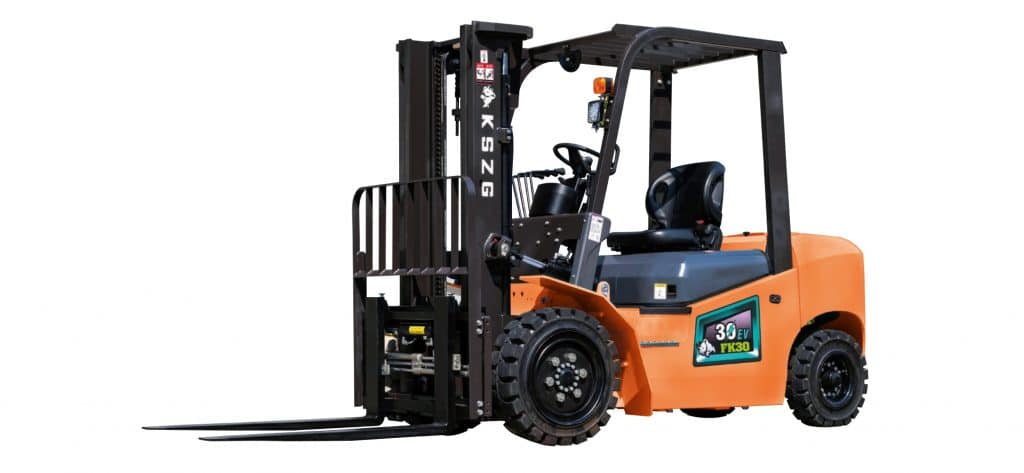 Carretilla FK30 Soluciones eléctricas Rhinoceros Industrial para FIMA 2026