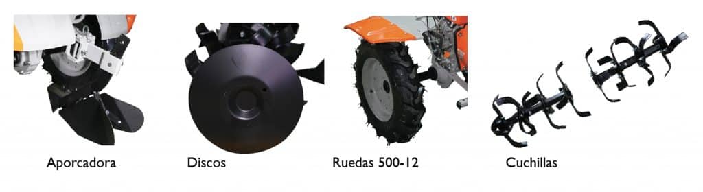 accesorios motoazada wenovus 1100